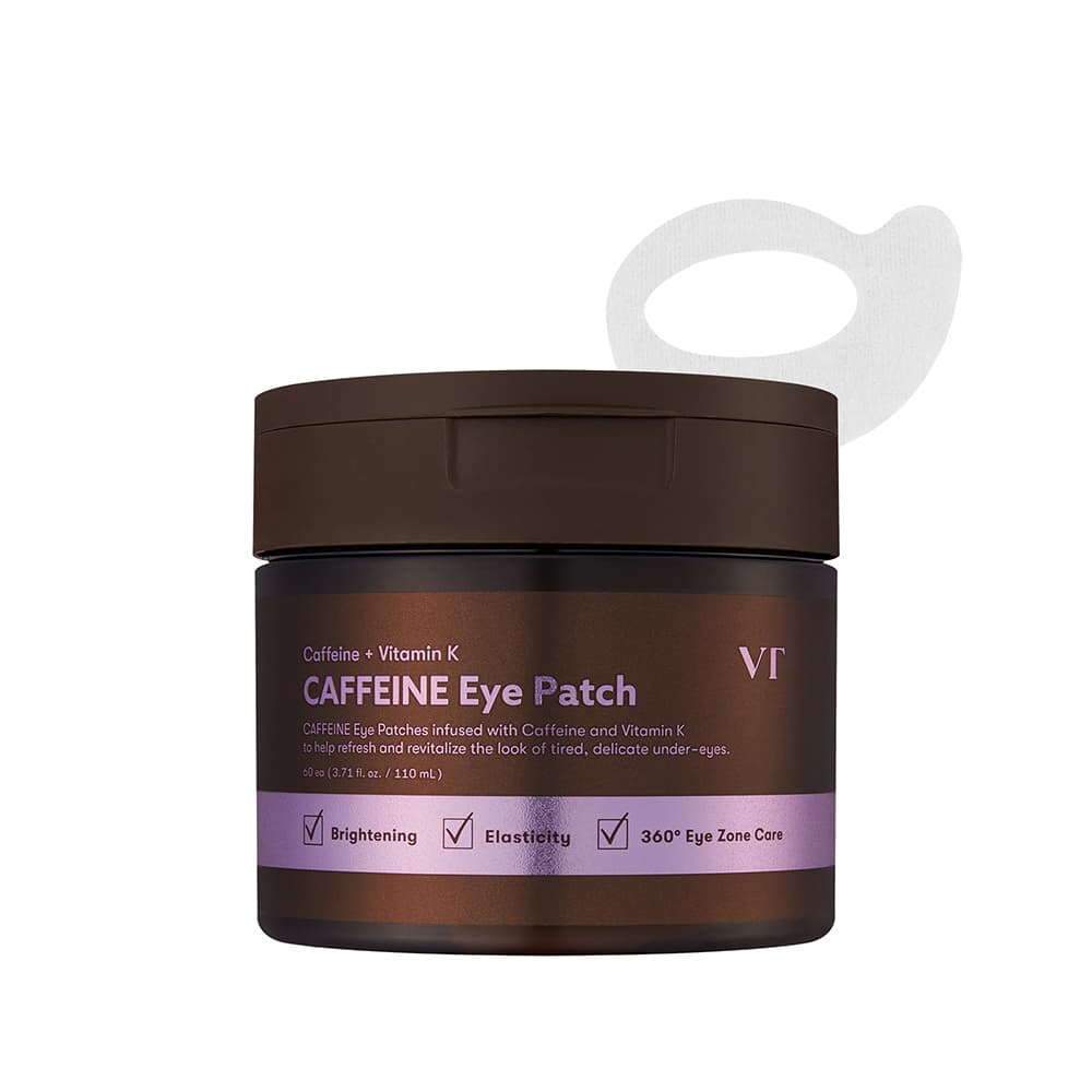 پچ دور چشم کافئین وی تی کازمتیک ضد پف، ضد چروک و روشن کننده VT COSMETICS CAFFEINE EYE PATCH