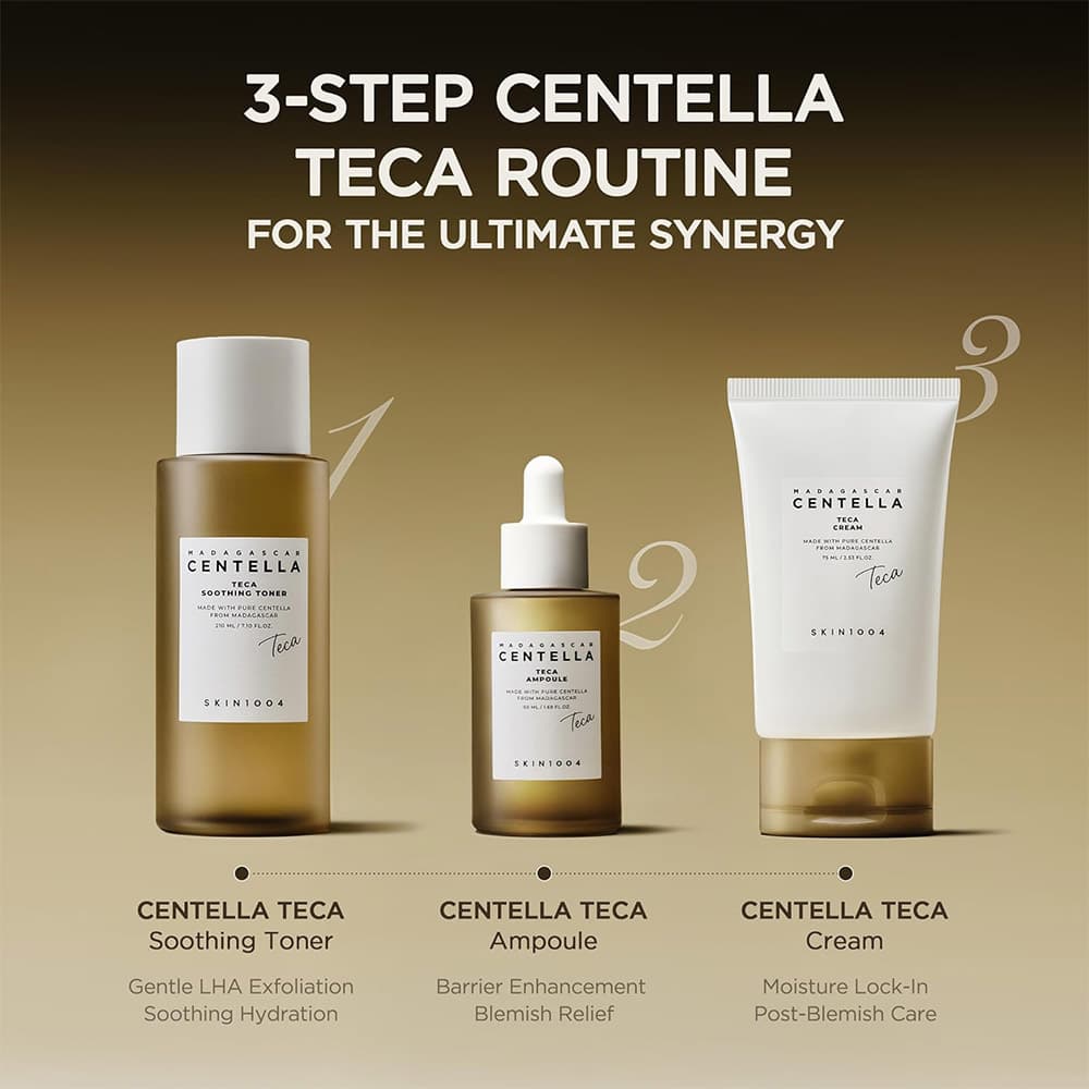 آمپول ترمیم کننده و تسکین دهنده سنتلا تیکا اسکین 1004 SKIN1004 Madagascar Centella Teca Ampoule — تصویر ۹