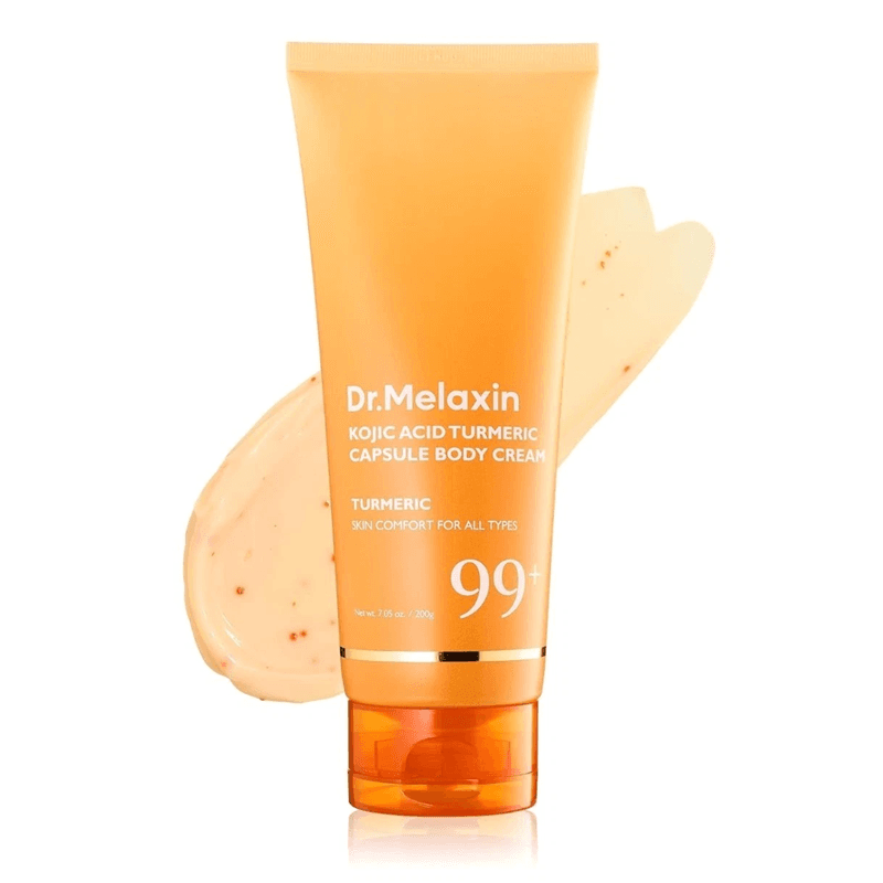 کرم کپسولی روشن کننده بدن کوجیک اسید و زردچوبه دکتر ملاکسین Dr.Melaxin Kojic Acid Turmeric Capsule Body Cream — تصویر ۹