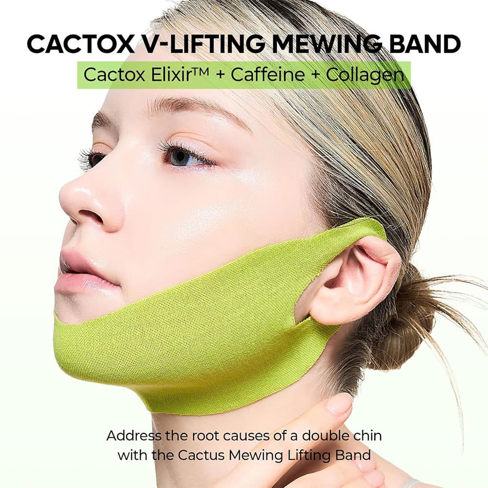 پک ماسک لیفت و خنک کننده فک و غبغب دکتر ملاکسین Dr.Melaxin Cactox Cooling V-UP Mask Set — تصویر ۴