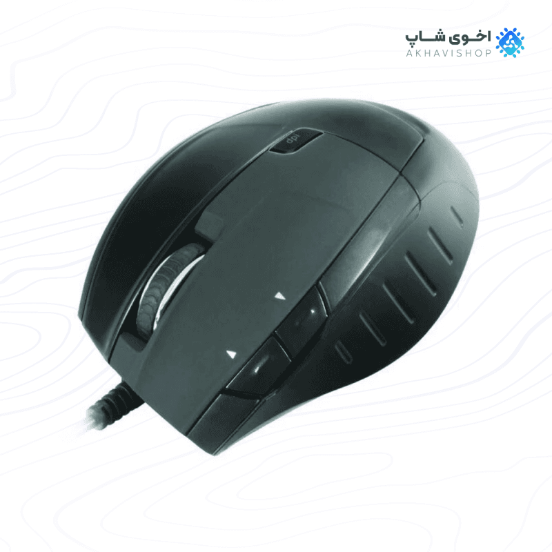 ماوس با سیم گرین مدل GM-302 با طراحی ارگونومیک