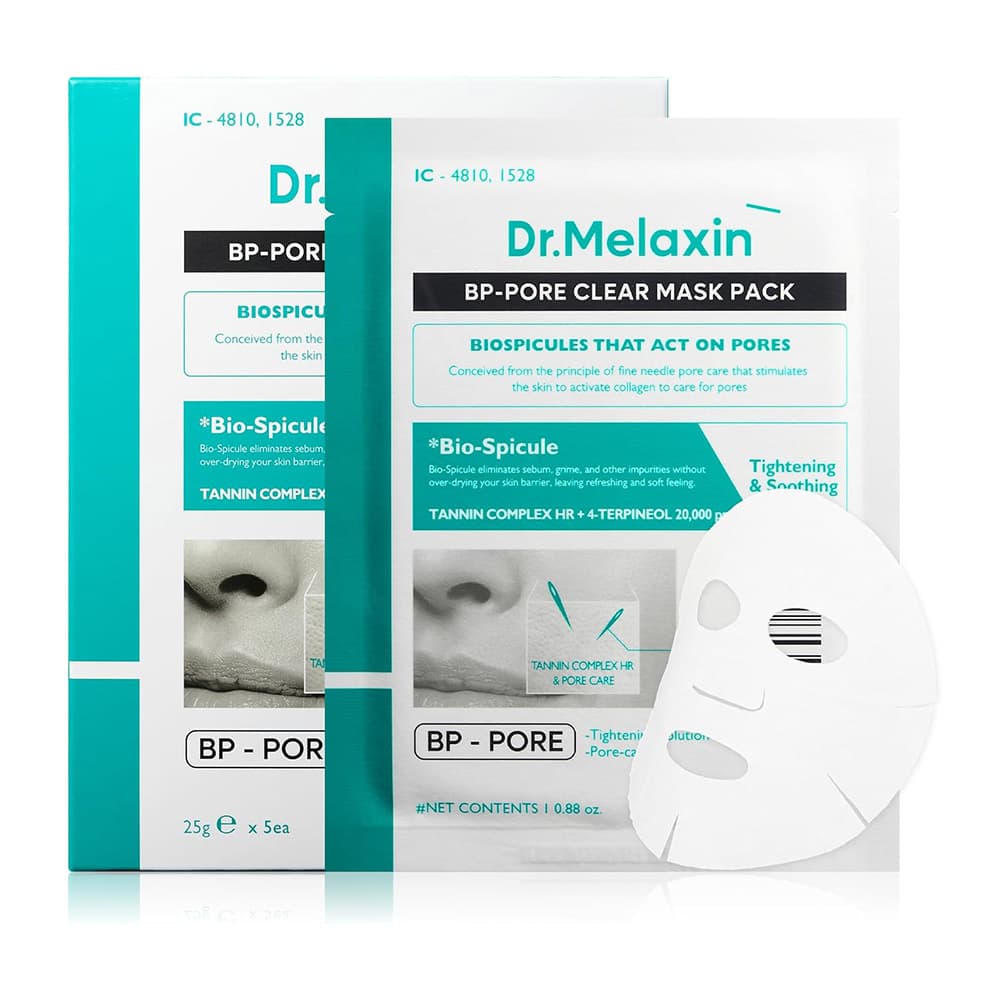 ماسک ورقه ای کنترل منافذ دکتر ملاکسین Dr.Melaxin BP Pore Clear Masks