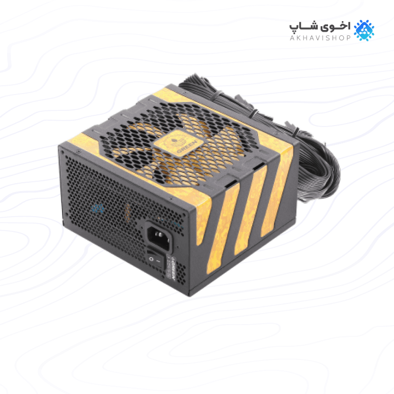 منبع تغذیه کامپیوتر گرین مدل GP600A-UK با مدار حفاظتی کامل و خروجی پایدار