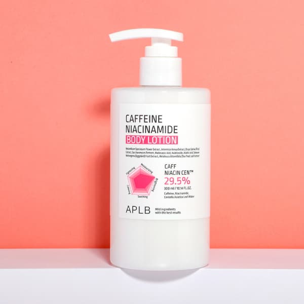 لوسیون بدن کافئین و نیاسینامید APLB ضدلک و روشن کننده پوست APLB Caffeine Niacinamide Body Lotion — تصویر ۱۲