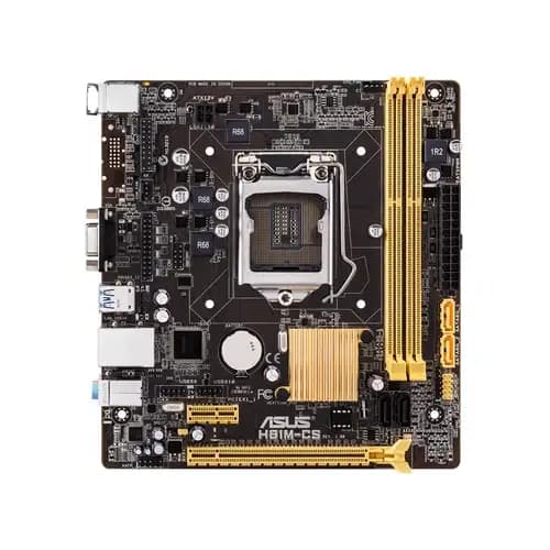 DDR3 MOTHERBOARD ASUS H81MK NEW مادربرد ایسوس 1151 LGA نو — تصویر ۵