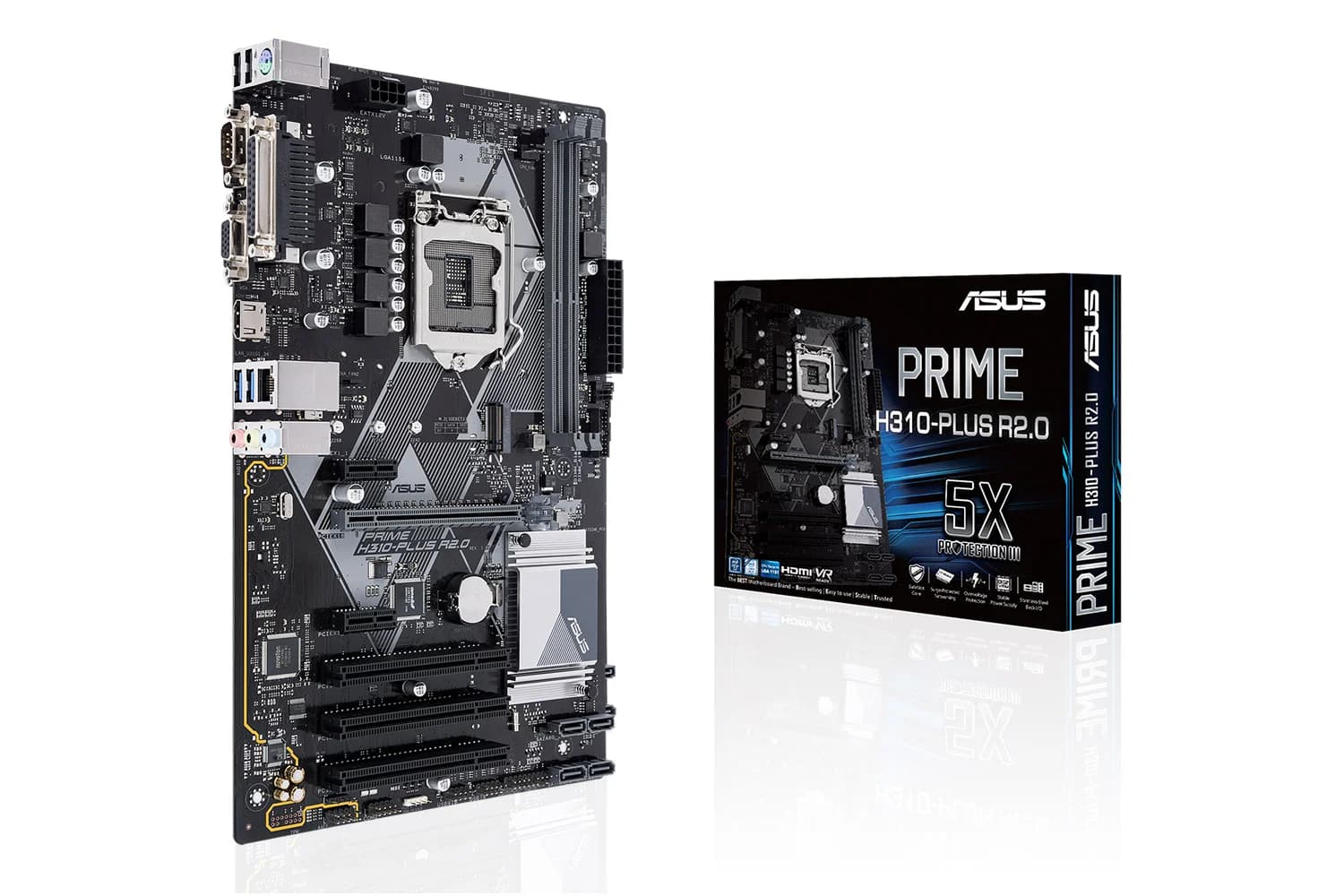 MOTHERBOARD ASUS H310 PLUS R2.0 NEW — تصویر ۴