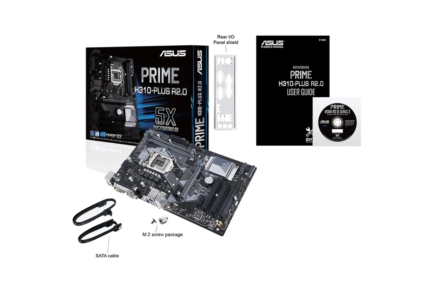 MOTHERBOARD ASUS H310 PLUS R2.0 NEW — تصویر ۱۱