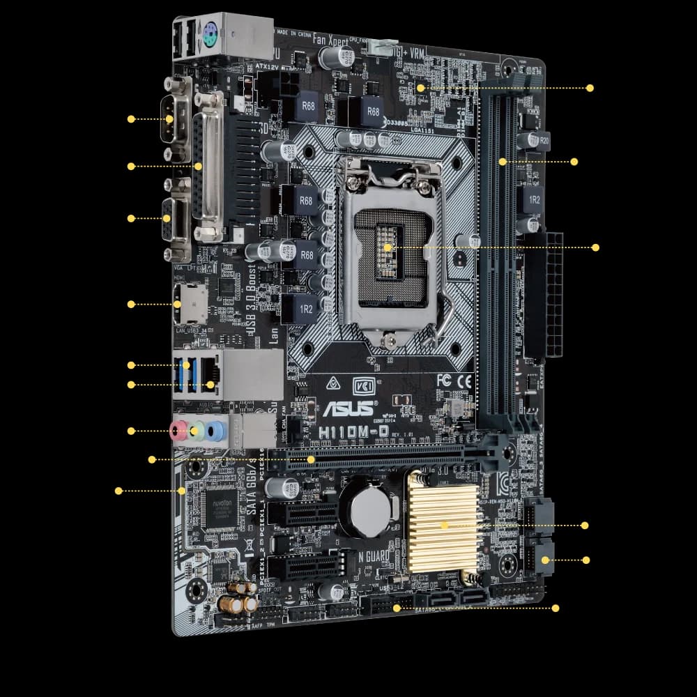 MOTHERBOARD ASUS H110 MD — تصویر ۴