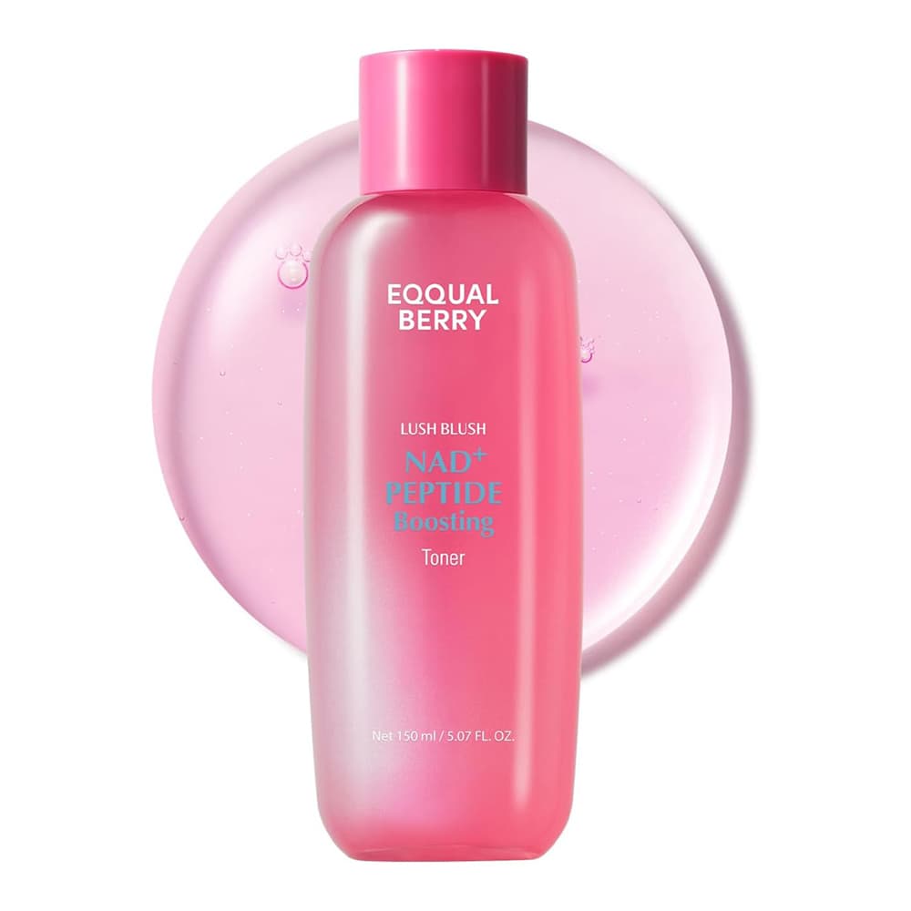 تونر NAD+ و پپتاید اکوال بری ضد چروک، جوانساز و درخشان کننده پوست EQQUALBERRY NAD+ Peptide Boosting Toner — تصویر ۱۰
