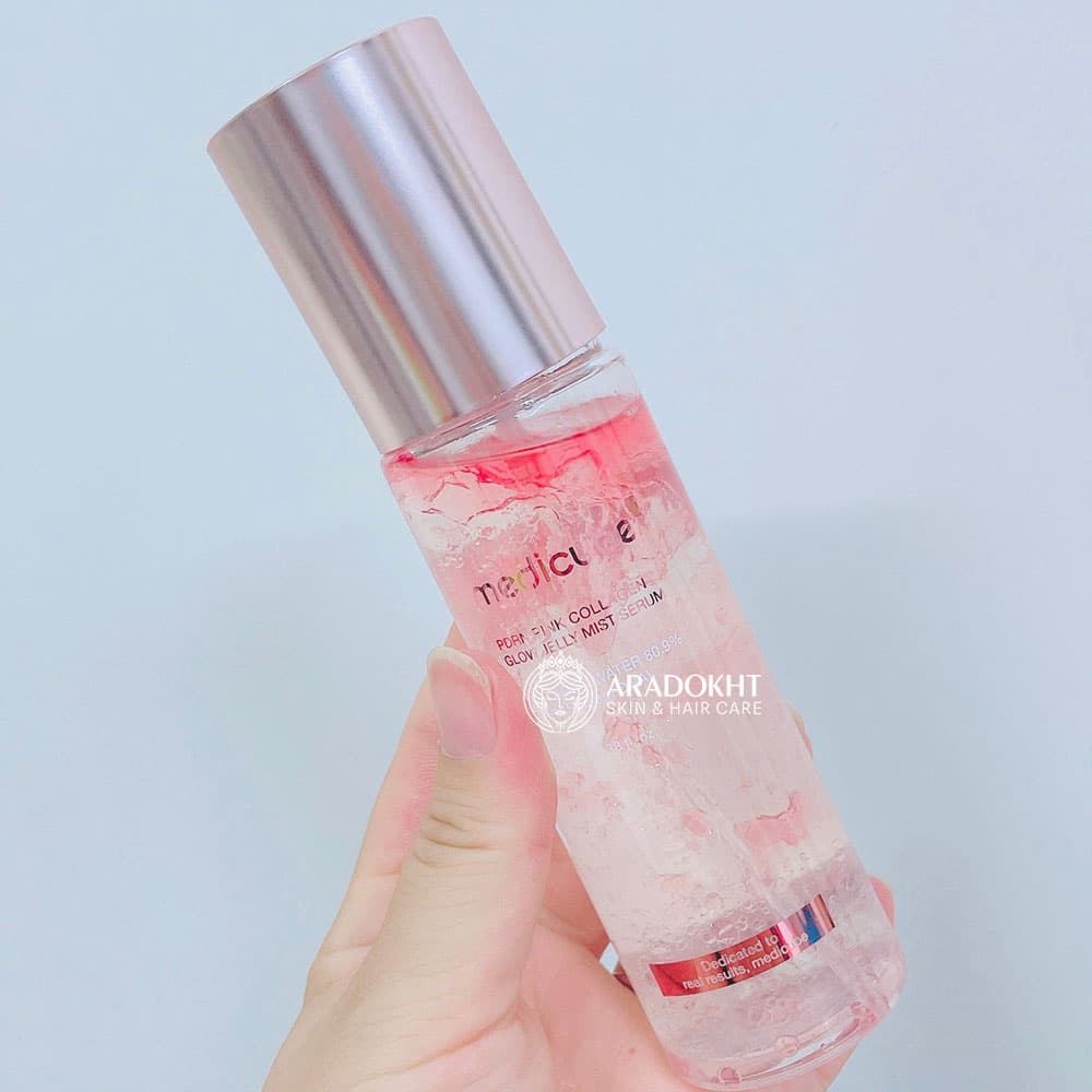 میست سرم ژلی PDRN و کلاژن مدی کیوب روشن کننده و جوانساز پوست Medicube PDRN Pink Collagen Glow Jelly Mist Serum — تصویر ۳