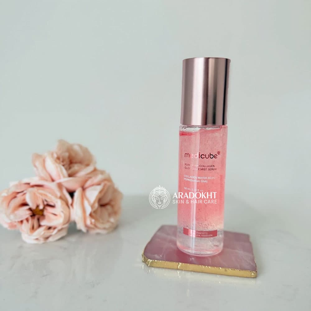 میست سرم ژلی PDRN و کلاژن مدی کیوب روشن کننده و جوانساز پوست Medicube PDRN Pink Collagen Glow Jelly Mist Serum — تصویر ۴