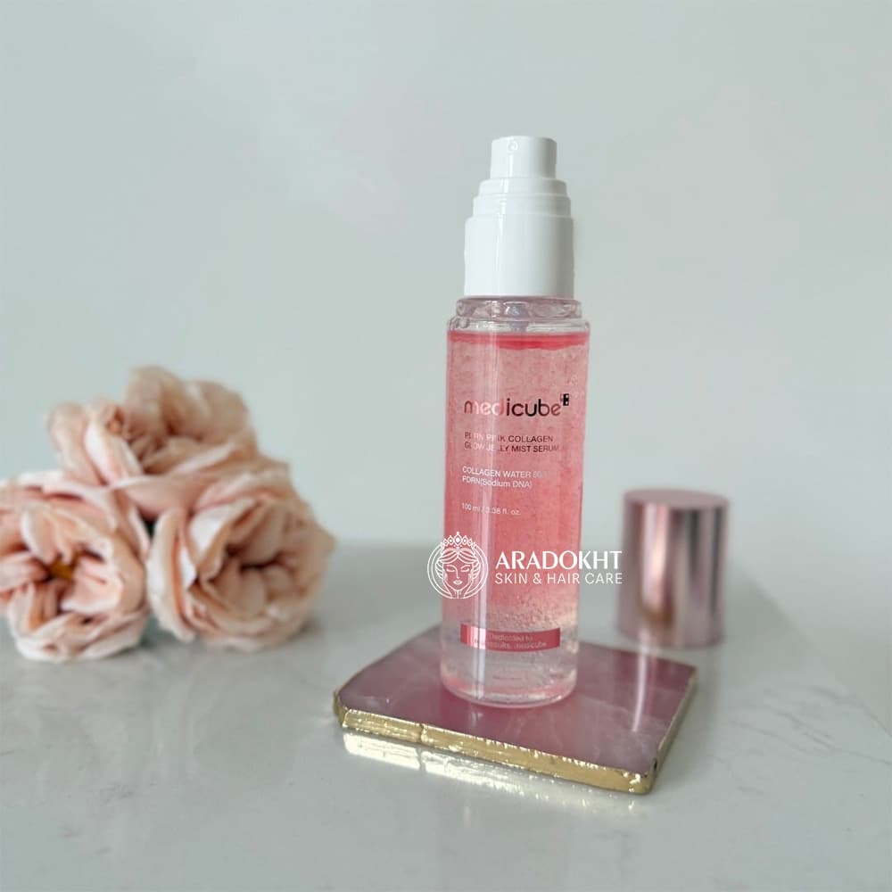 میست سرم ژلی PDRN و کلاژن مدی کیوب روشن کننده و جوانساز پوست Medicube PDRN Pink Collagen Glow Jelly Mist Serum — تصویر ۵