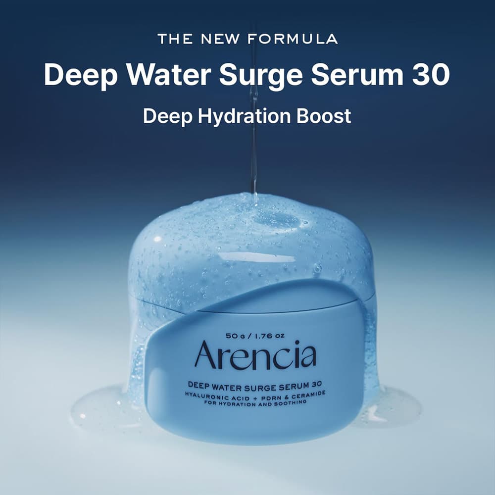 سرم هیالورونیک اسید PDRN و سراماید آرنسیا آبرسان عمقی و تسکین دهنده Arencia Deep Water Surge Serum — تصویر ۷
