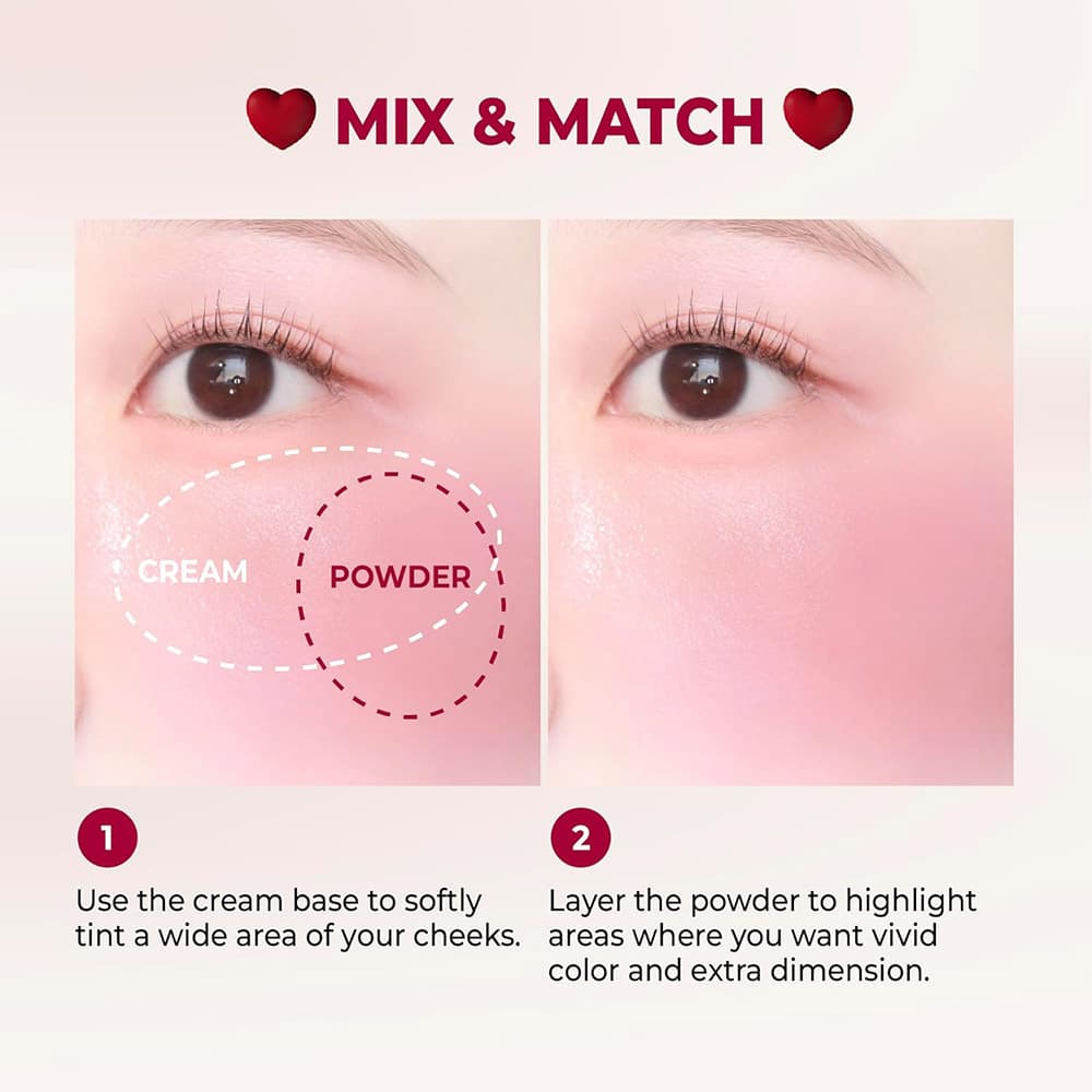 رژ گونه پودری کرمی میوه ای کالرگرام COLORGRAM TINTIN DORY DUO BLUSHER — تصویر ۷