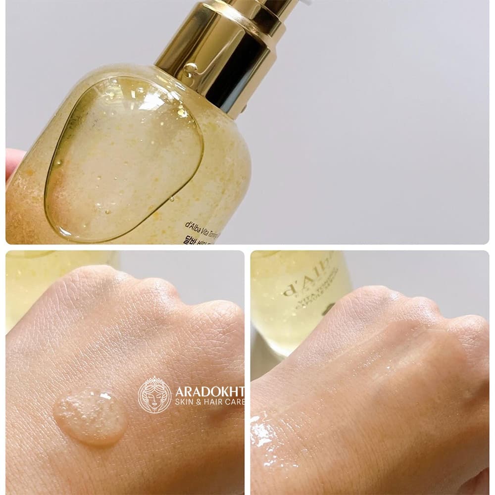سرم کپسولی ویتا تونینگ د البا مرطوب کننده و روشن کننده پوست D’Alba Vita Toning Capsule Serum — تصویر ۵
