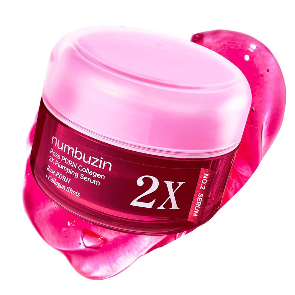 سرم PDRN رز کلاژن 2x شماره 2 نامبوزین حجم دهنده و جوانساز پوست NUMBUZIN No. 2 Rose PDRN Collagen 2X Plumping Serum