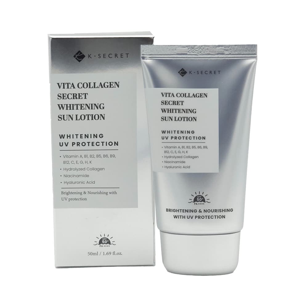 لوسیون ضدآفتاب روشن کننده ویتا کلاژن کی سکرت KSECRET Vita Collagen Secret Whitening Sun Lotion