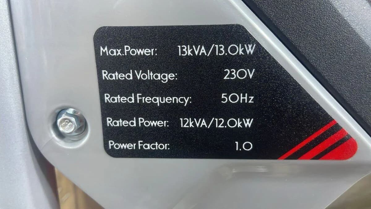 موتور برق ادون مدل PT-RWD15000A ظرفیت ۱۳ کیلووات تک فاز — تصویر ۴