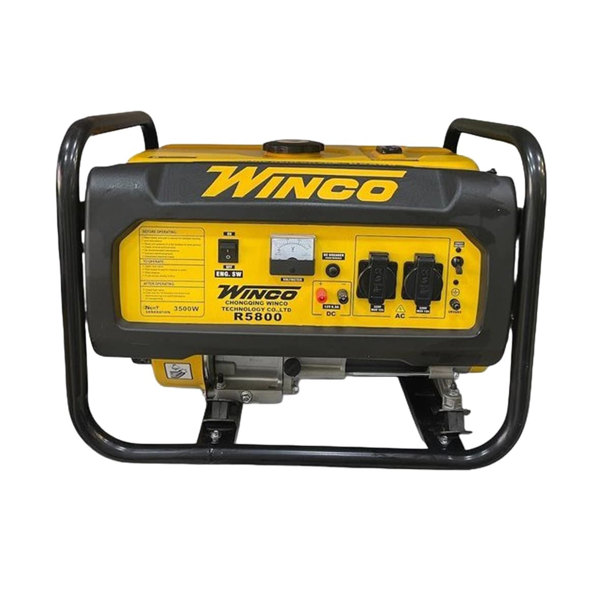 موتور برق بنزینی وینکو مدل R5800 ظرفیت ۴ کیلووات — تصویر ۳