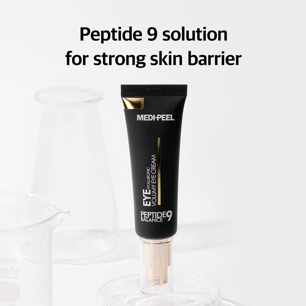 کرم دور چشم حجم دهنده و ضدچروک 9پپتاید و هیالورونیک مدی پیل Medi-Peel Peptide 9 Hyaluronic Volumy Eye Cream — تصویر ۹