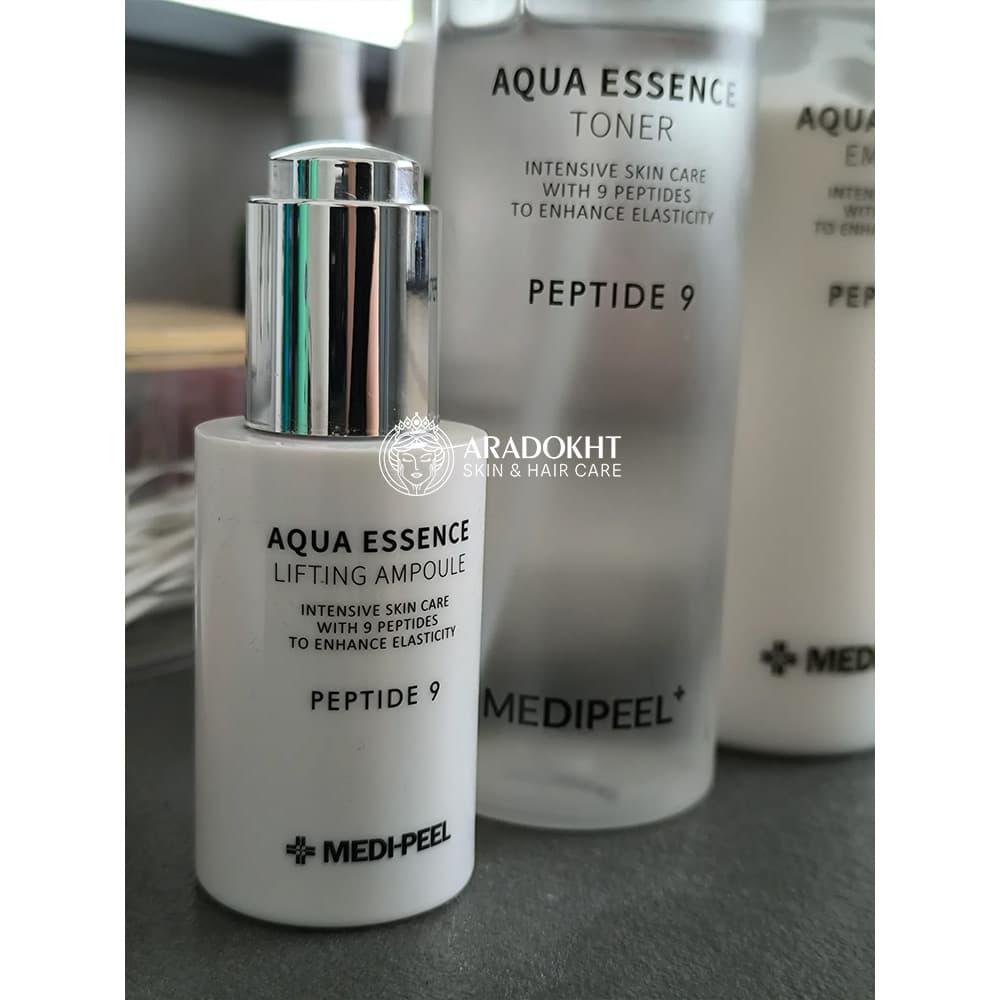 آمپول ضد چروک و روشن کننده 9 پپتاید آکوا اسنس مدی پیل MEDI-PEEL Peptide 9 Aqua Essence Lifting Ampoule — تصویر ۵