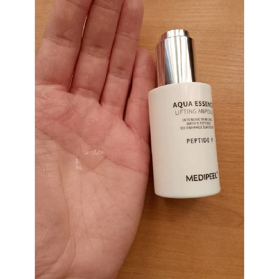 آمپول ضد چروک و روشن کننده 9 پپتاید آکوا اسنس مدی پیل MEDI-PEEL Peptide 9 Aqua Essence Lifting Ampoule — تصویر ۱۰