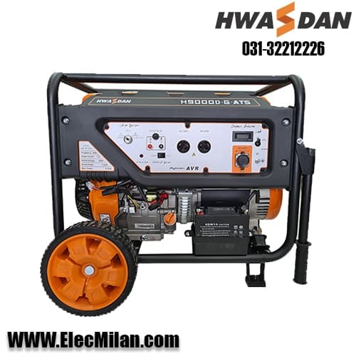موتور برق بنزینی 8.5 کیلو وات هواسدان مدل H9000D-G-ATS — تصویر ۷