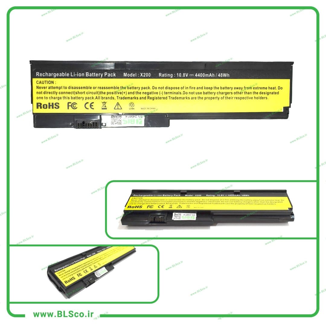 باتری لپ تاپ لنوو Lenovo ThinkPad X200