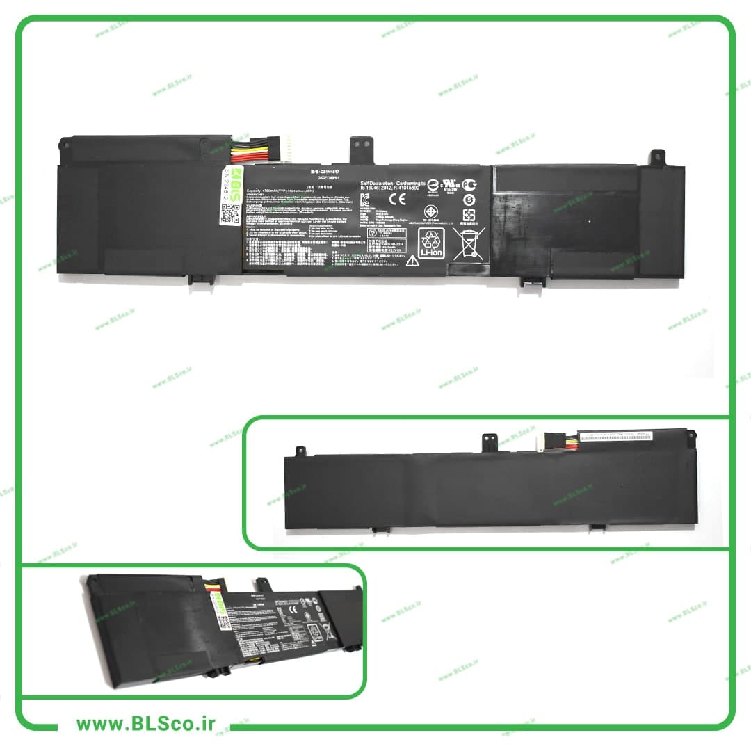 باتری اورجینال لپ تاپ ایسوس Asus TP301 C31N1517