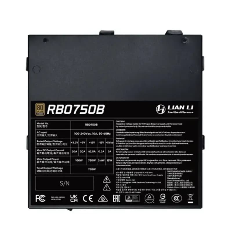پاور 750 وات لیان لی RB 750 Black — تصویر ۶