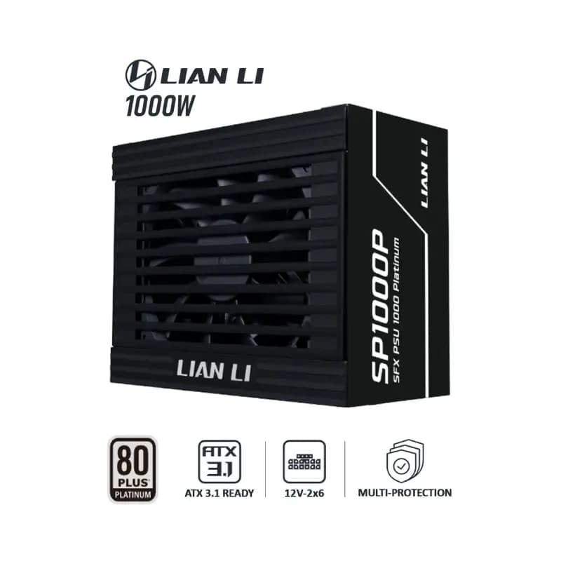 پاور 1000 وات لیان لی SP Platinum 1000 EU Black Full Modular — تصویر ۵
