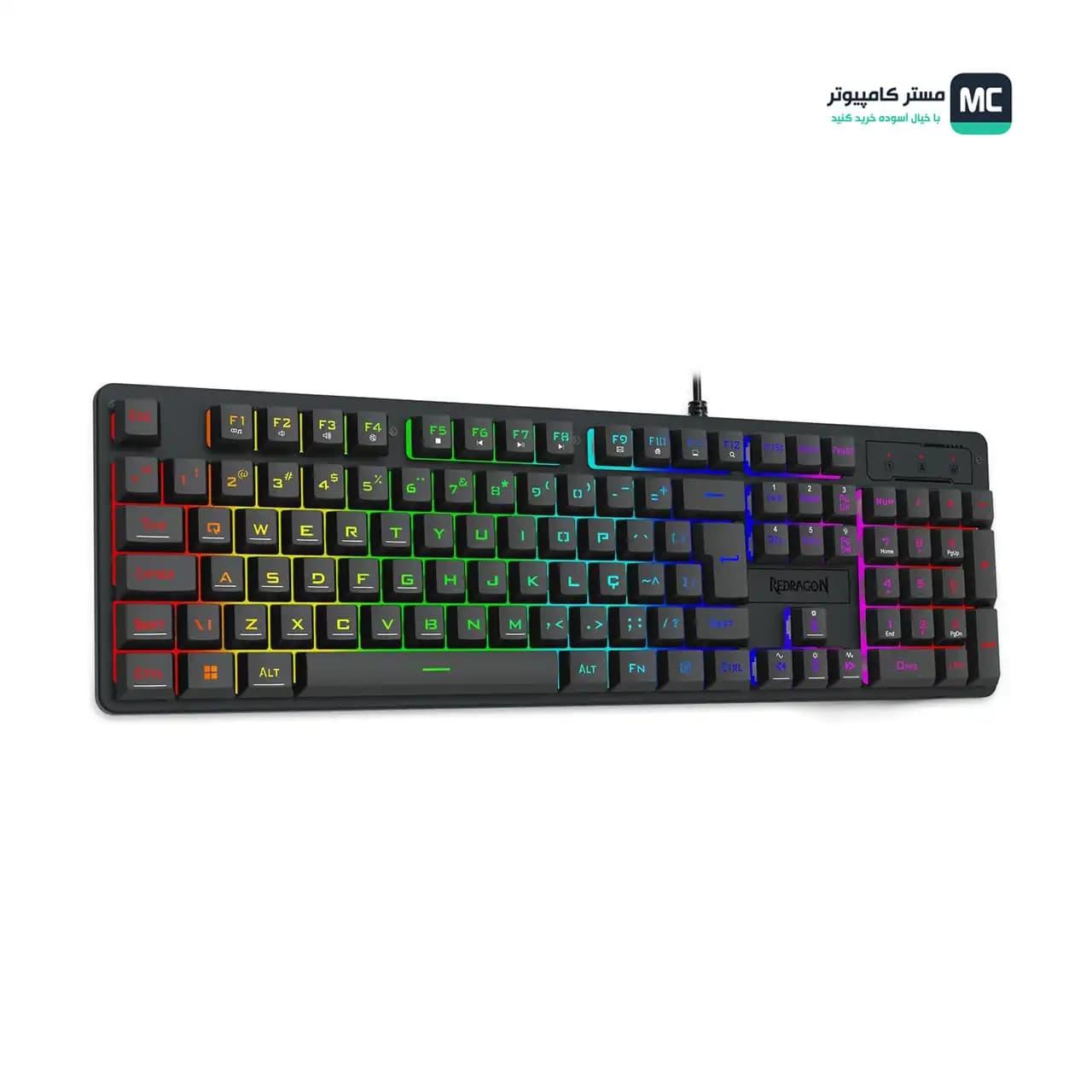 کیبورد گیمینگ ردراگون Netherbane K521 Rainbow — تصویر ۷