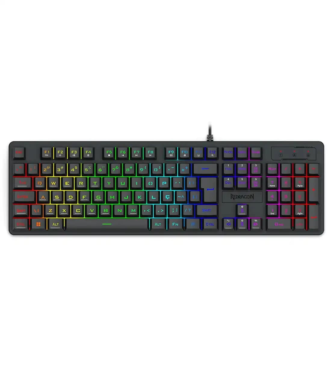 کیبورد گیمینگ ردراگون Netherbane K521 Rainbow