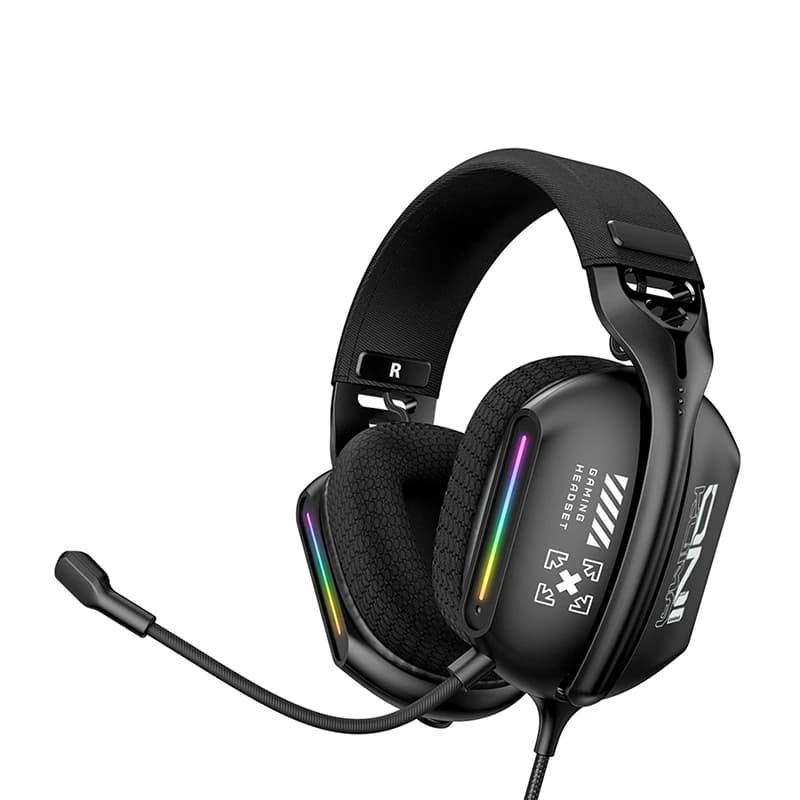 هدفون گیمینگ باسیم اونیکوما مدل X12 RGB WRD