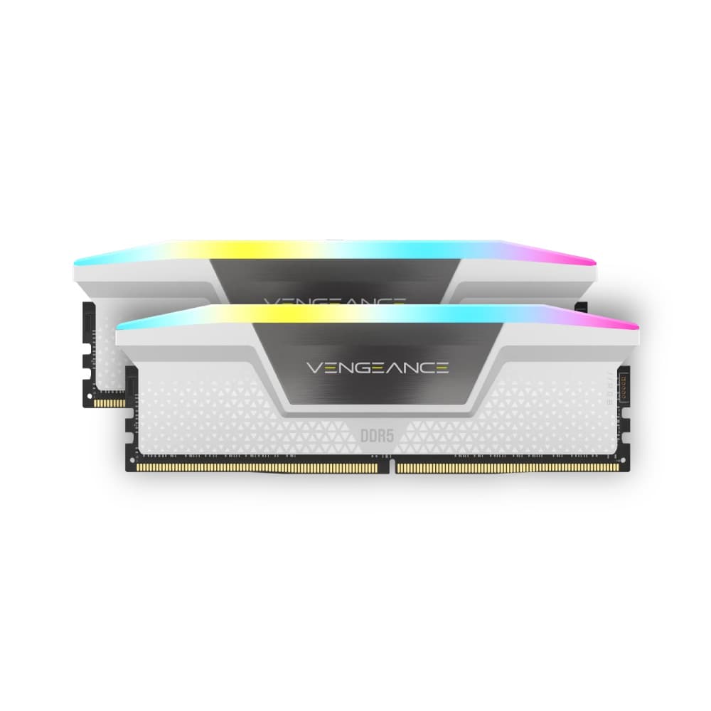 Ram Corsair Vengeance RGB 2x16GB 6400Mhz CL36 White — تصویر ۲