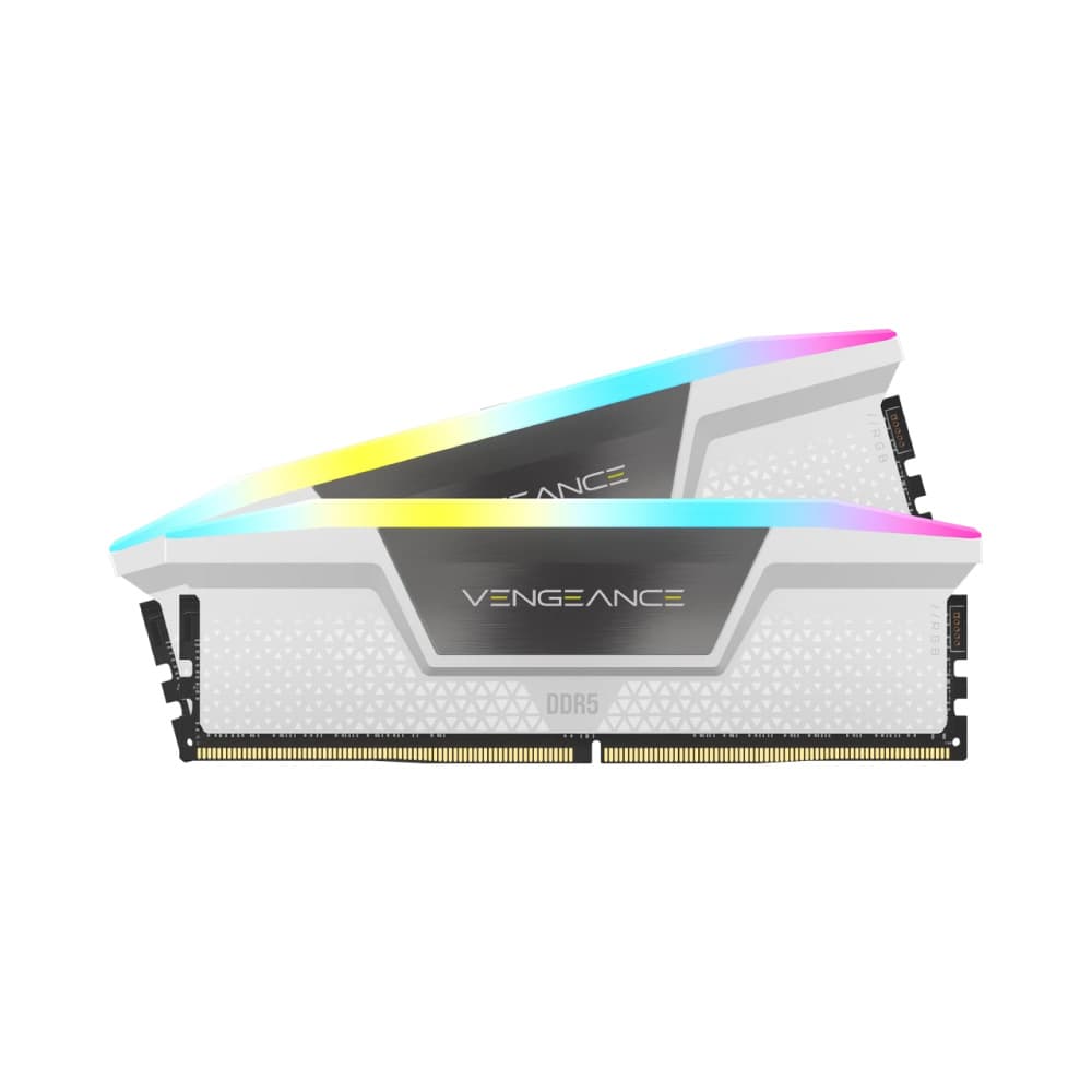 Ram Corsair Vengeance RGB 2x16GB 6400Mhz CL36 White — تصویر ۶