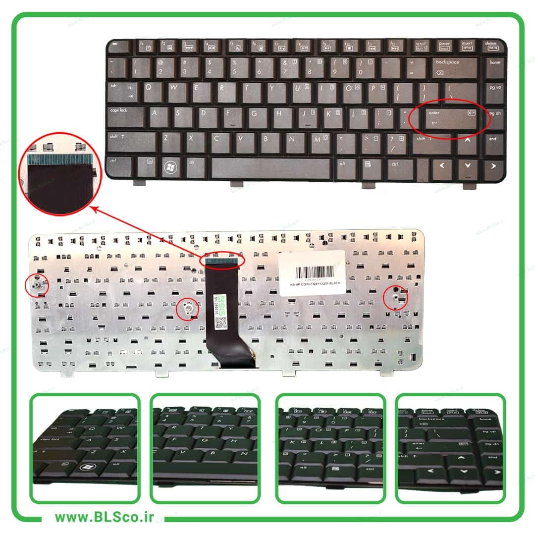 کیبورد لپ تاپ اچ پی HP Comaq Presario CQ40