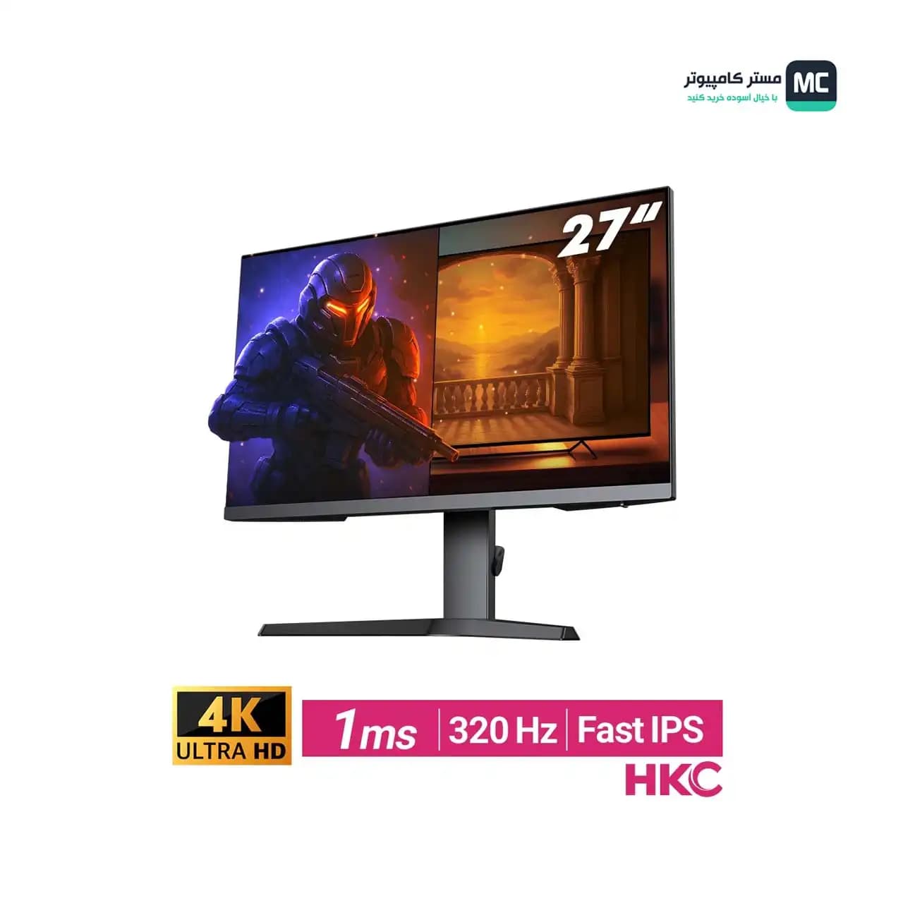 مانیتور گیمینگ 27 اینچ اچ کا سی MG27H13U160 Dual Mode — تصویر ۸