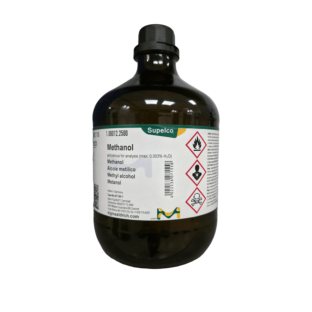 متانول anhydrous برای آنالیز برند مرک آلمان کد 106012