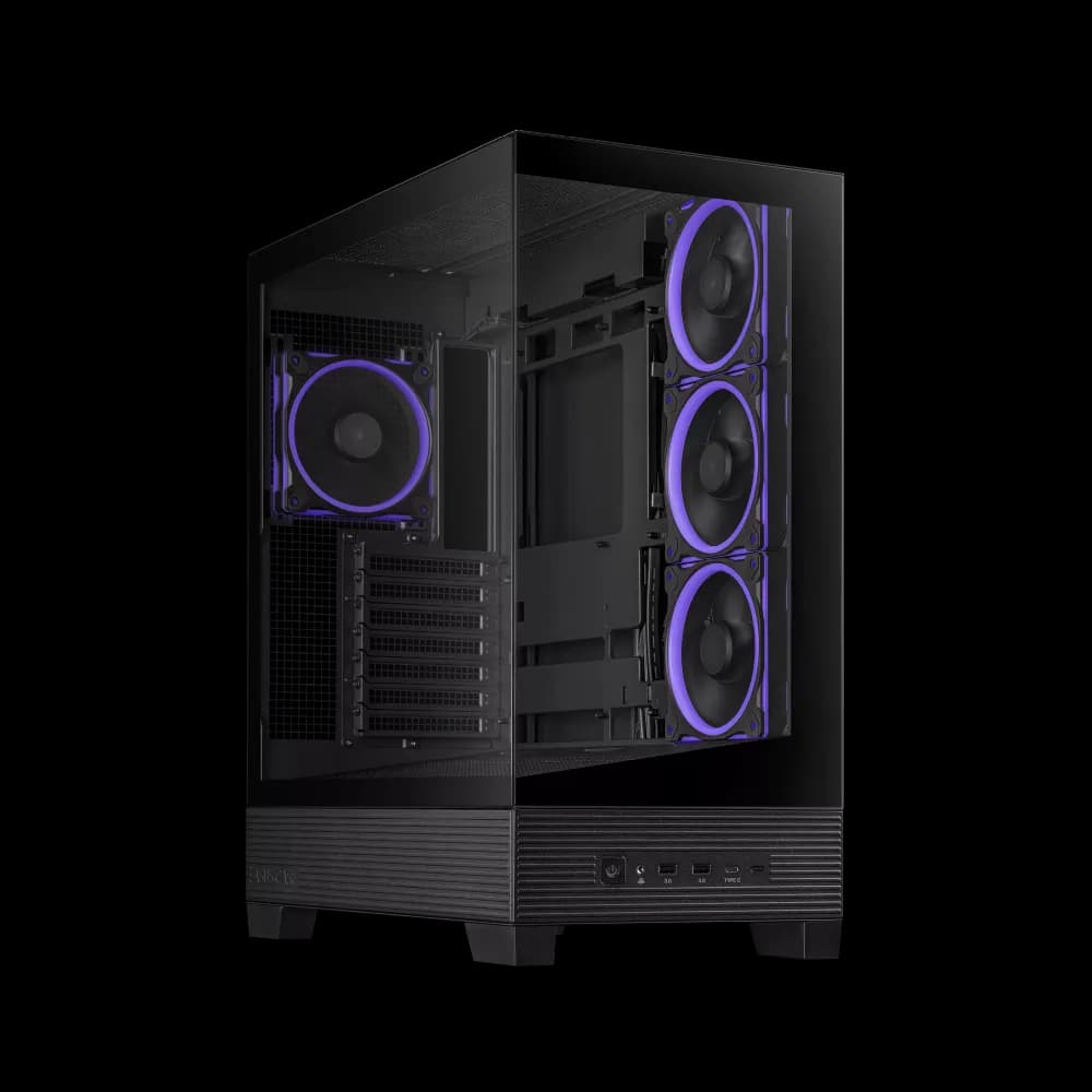 Case Asus A31 Plus TG ARGB Black