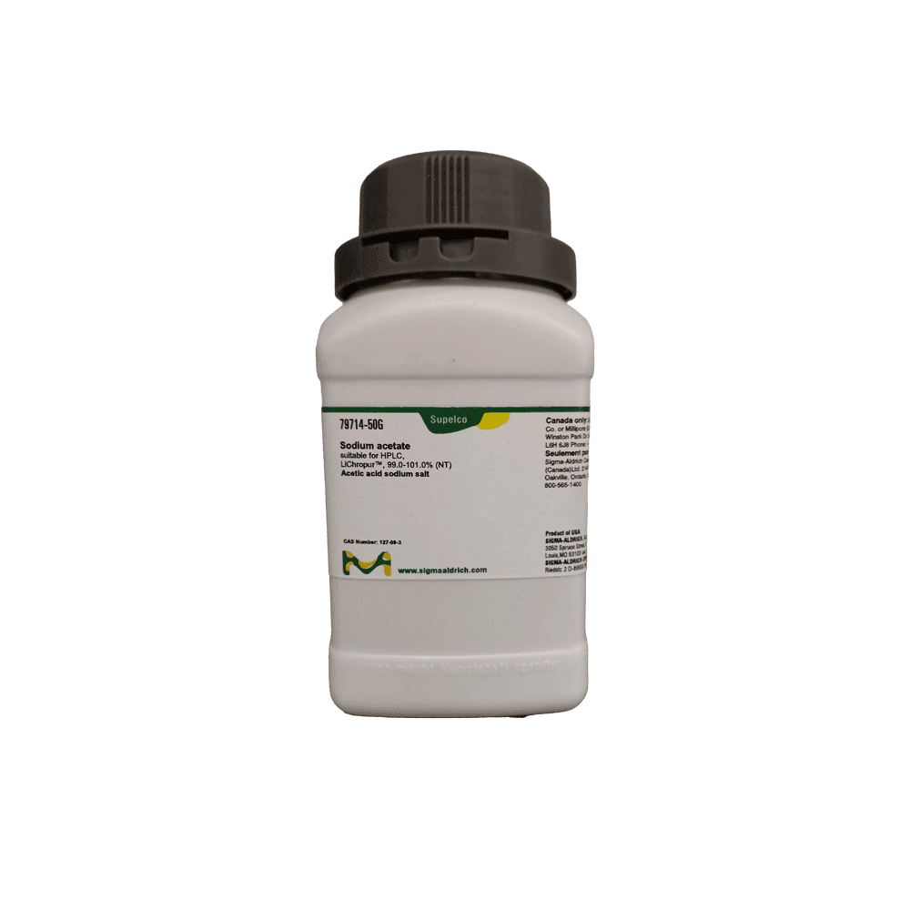 سدیم استات برای HPLC برند مرک آلمان کد 79714