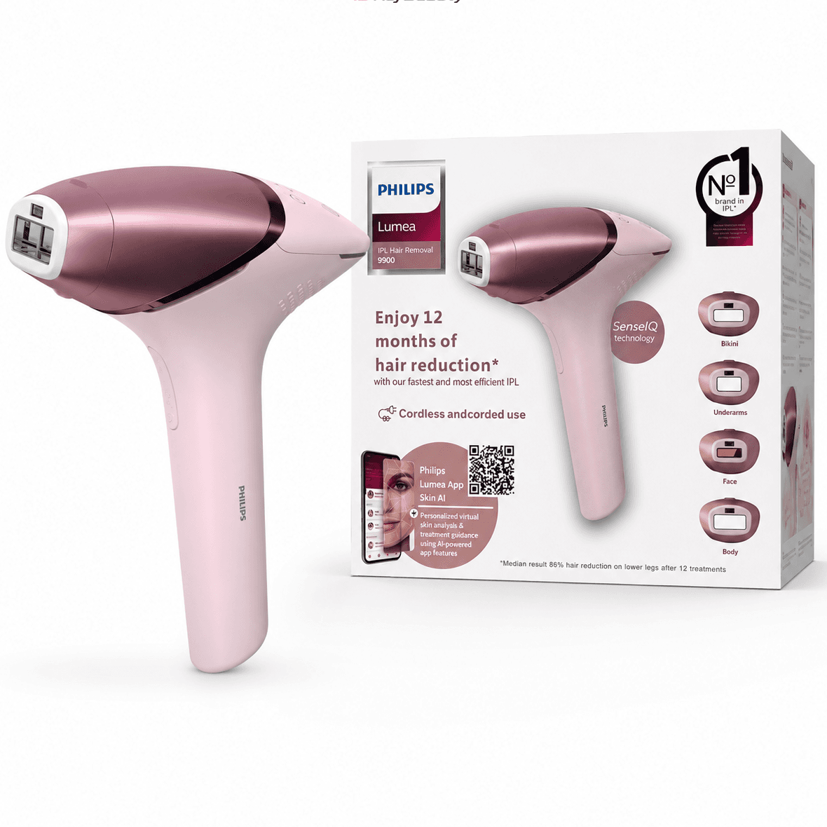 لیزر خانگی فیلیپس لومیا مدل Philips Lumea Prestige 1958/9900 IPL — تصویر ۲
