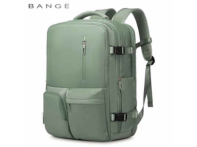 کوله پشتی لپ تاپ 17 اینچ ضدآب مسافرتی یو اس بی دار بنج Bange BG-1800 — تصویر ۱۲