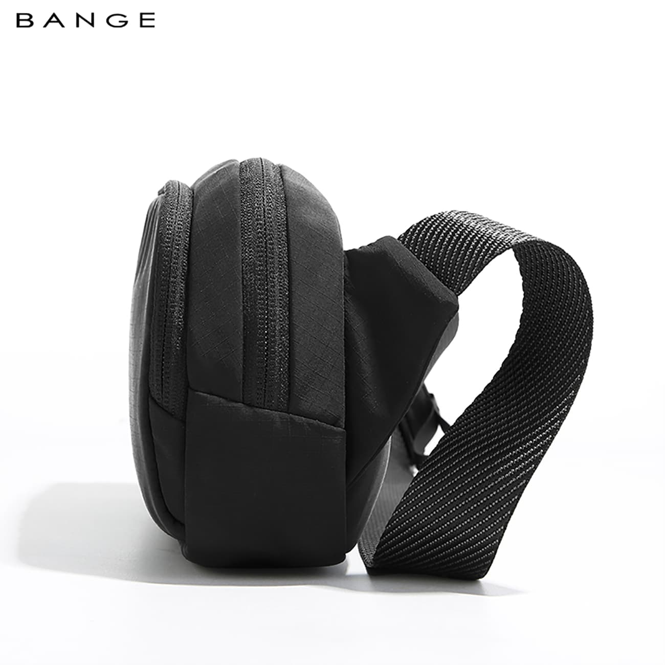 کیف دوشی و کیف کراس بادی ضدآب بنج BANGE BG-3097 | طراحی هوشمند و لپ‌تاپ 15.6 — تصویر ۱۱