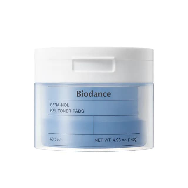 پد تونر ژلی هیالورونیک بایودنس 60 عددی Biodance Cera-nol Gel Toner Pad — تصویر ۲