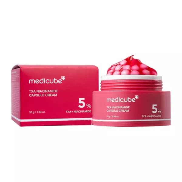 کرم کپسولی ضد لک و روشنکننده TXA مدی کیوب MediCube