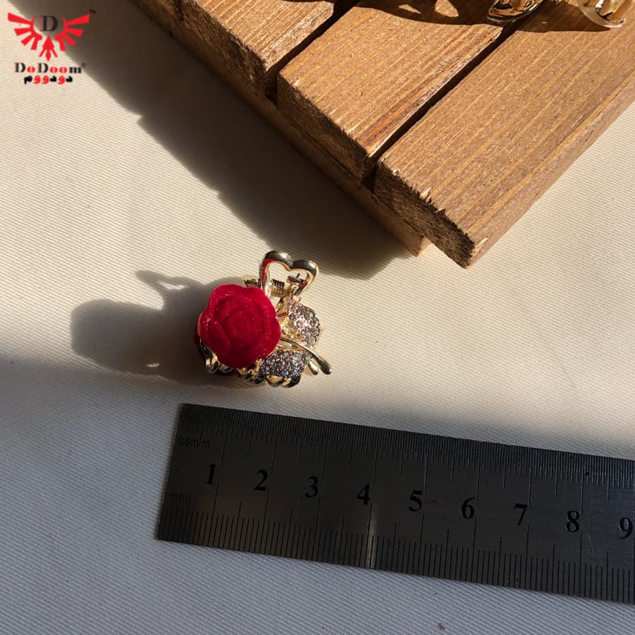کلیپس گل قرمز C313 — تصویر ۳