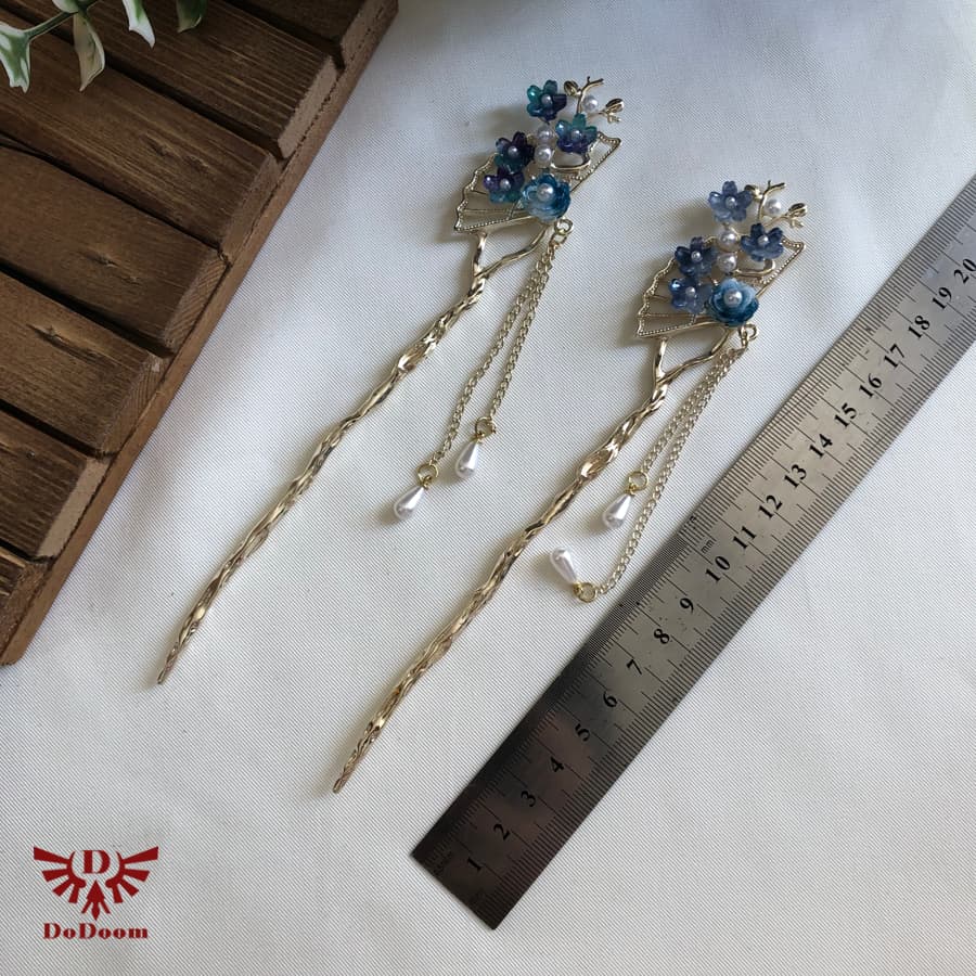 کانزاشی آویزدار گل آبی KZ26 — تصویر ۵