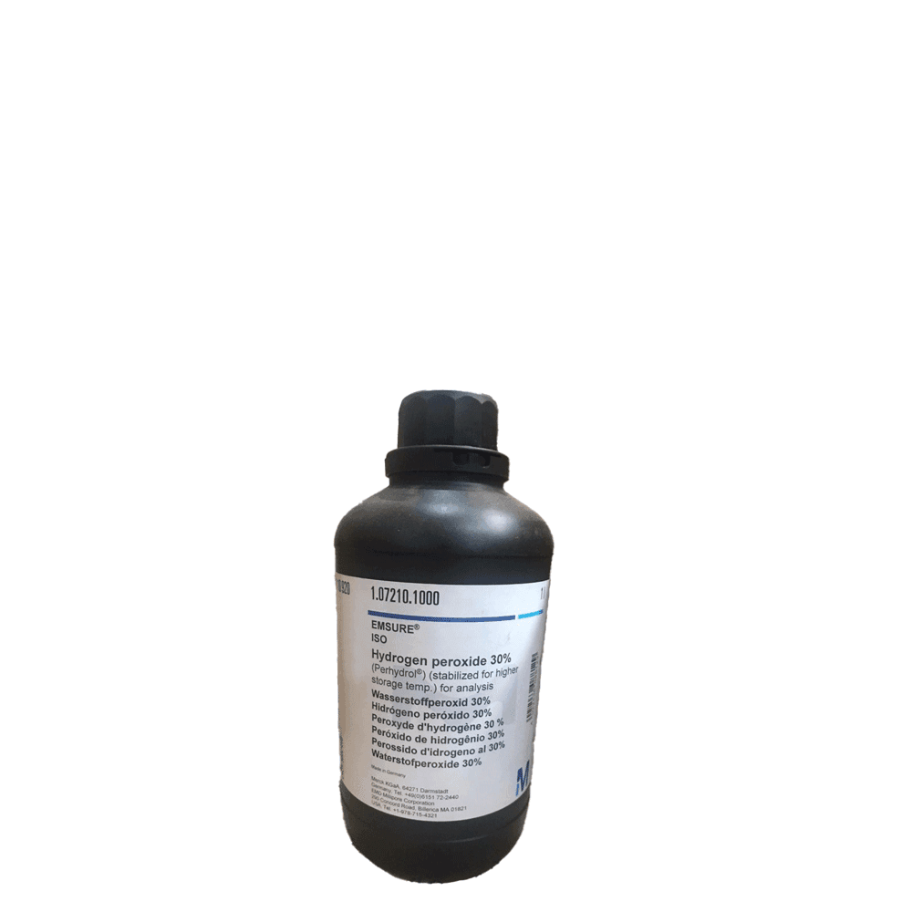 هیدروژن پروکساید 30% (آب اکسیژنه) برند مرک آلمان کد 107210