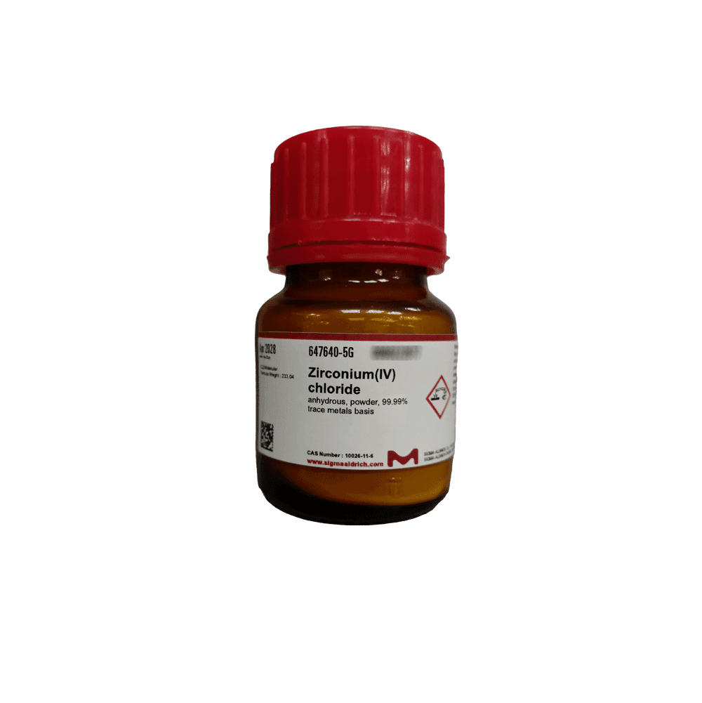 زیرکونیوم تترا کلراید خشک 99.99% برند سیگماآلدریچ کد 647640 | 25 گرم